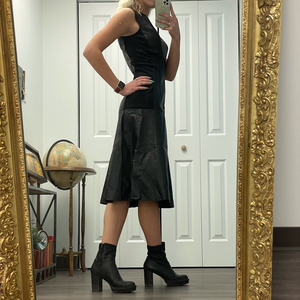 GILI authentic leather dress